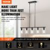 VEVOR 5-Light Kitchen Island Pendant Lights 60W Adjustable Dining Room Light E26