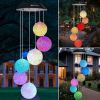 Yard Decor Lights; Solar Butterfly Chimes; 2023 Gifts for Mom/Dad/Women/Grandma/Wife/Daughter/Sister/Aunt/Nana/Grandfather/ ; Father Birthday Gif