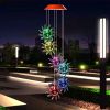 Yard Decor Lights; Solar Butterfly Chimes; 2023 Gifts for Mom/Dad/Women/Grandma/Wife/Daughter/Sister/Aunt/Nana/Grandfather/ ; Father Birthday Gif